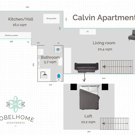 Apartament Jobelhome Calvin Budapeszt